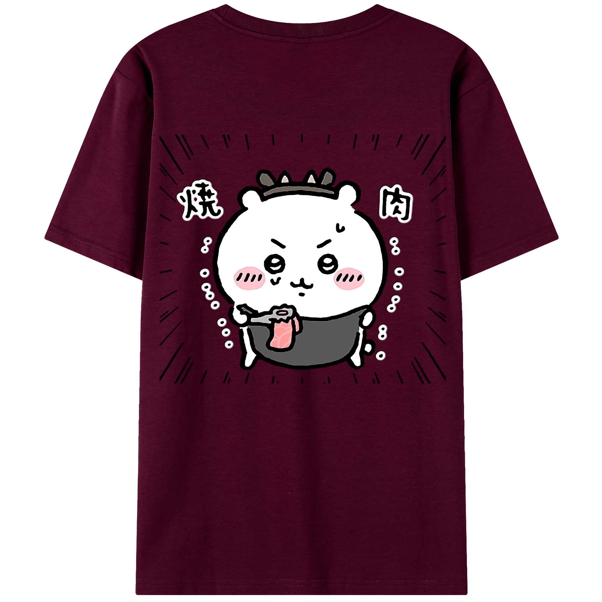 （画像用） ちいかわ ちいかわ Chii-kawa chiikawa レディース半袖Tシャツ(バックプリント)
